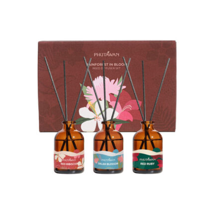 Rainforest in Bloom Reed Diffuser Set